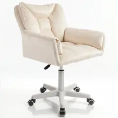 BUCKINGHAM - Silla Giratoria de Escritorio Oficina Buckingham Vanity - Beige Crema