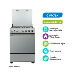 Coldex - COCINA GAS 24 Top COLDEX CX 608 PLUS