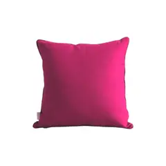 ARLIN TEXTIL - Cojín Cuadrado Lino Damasco / Fucsia Arlin 50 X 50