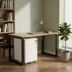 MASIVA HOME - Archivador Taemin 3 cajones Blanco - Masiva Home