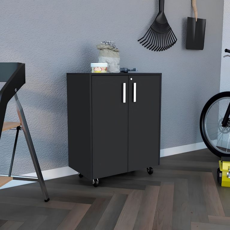 Archivador Joyce 2 puertas Negro - Masiva Home