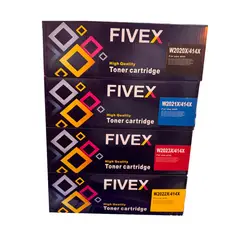 FIVEX - Kit de Tóner HP Compatible FIVEX 414X CYMK M454dw, M479dw con CHIP