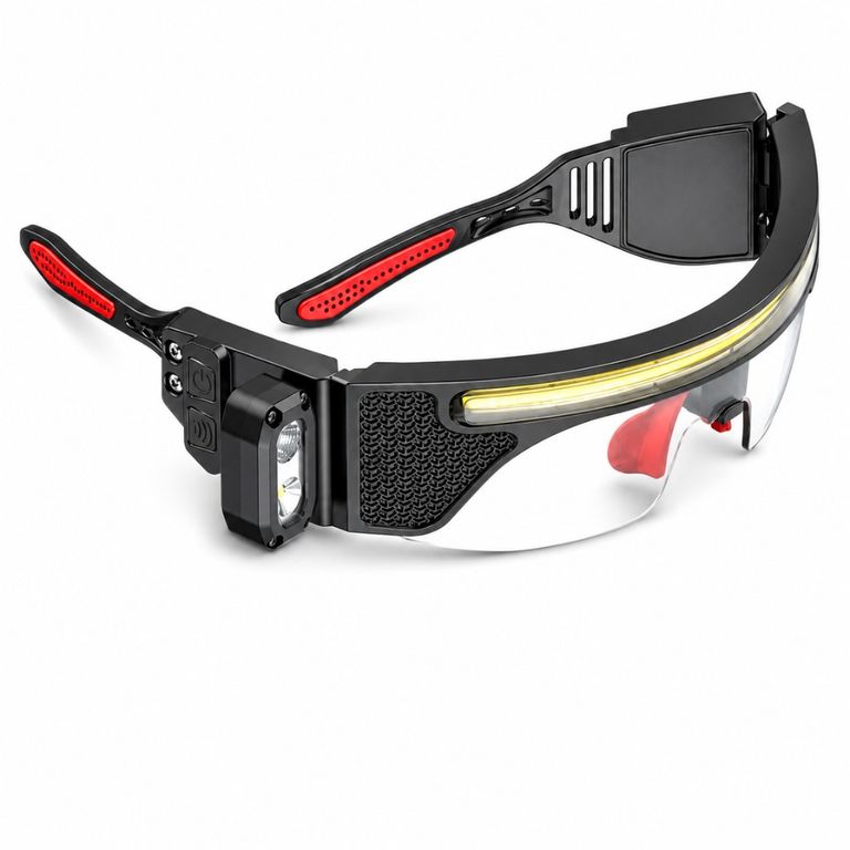 Lámpara Frontal Recargable Con Sensor Integrada En Gafas Led