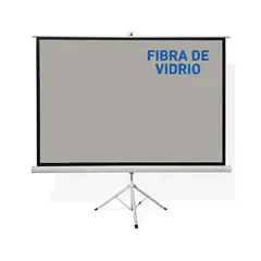 NEO DIGITAL - Pantalla ecran trípode fibra de vidrio gris 120 pulgadas 2.44x1.83m