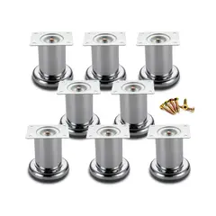 REPOSAR EL DESCANSO IDEAL - Patas para muebles / sofá Pack  x8 und Tornillos en Regalo