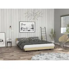 TUHOME - Base De Cama 2 Plazas Kaia Rovere 51,6x160,0x212,5 Cm