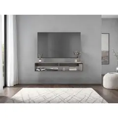 TUHOME - Panel TV65 R-150 Avellana 26,5x150,0x32,0 Cm