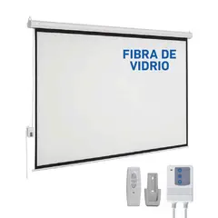 NEO DIGITAL - Pantalla ecran eléctrico fibra de vidrio 120 pulgadas 2.44x1.83m