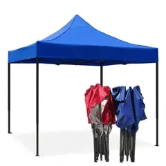 GENERICO - Carpa Para Jardín Y Exterior Con Toldo Plegable De Lona IMPERMEABLE 3x3m