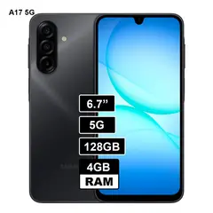 SAMSUNG - Celular Galaxy A17 5G 4GB 128GB NEGRO