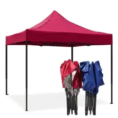 GENERICO - Carpa Para Jardín Y Exterior Con Toldo Plegable De Lona IMPERMEABLE 3x3m