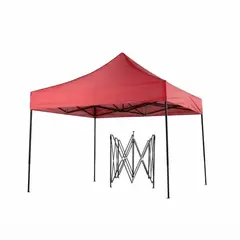 GENERICO - Carpa Para Jardín Y Exterior Con Toldo Plegable De Lona IMPERMEABLE 3x3m