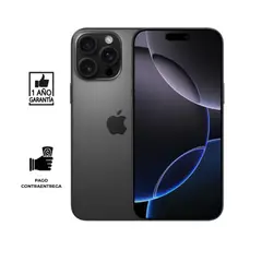 APPLE - IPhone 16 Pro Max Reacondicionado 256gb I Grado A I color: Titanio Negro