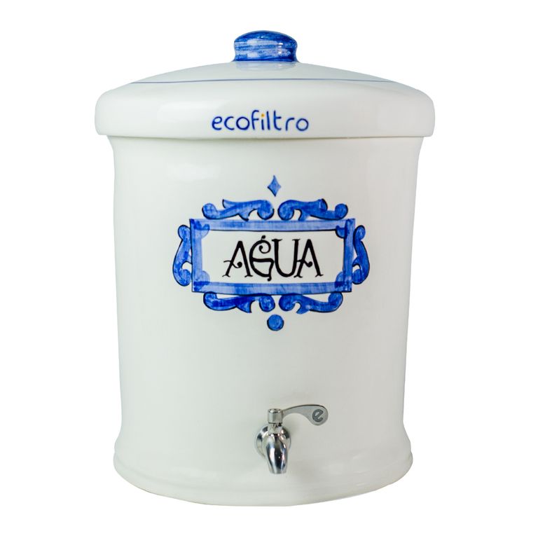 Ecofiltro purificador de agua artesanal Cerámico 21 L Agua