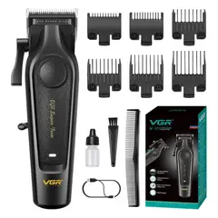 OEM - Cortadora De Cabello Profesional Inalámbrica 7000 RPM Con 6 Peines Y Carga USB-C