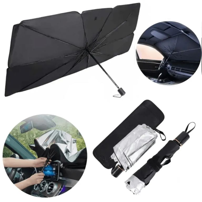 Sombrilla Tapa Parabrisas Plegable para Auto Con Protector Solar UV Universal para Automóvil
