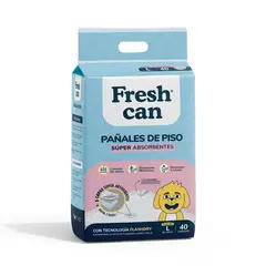 FRESH CAN - Fresh Can Pañales De Piso Regular 40Un.