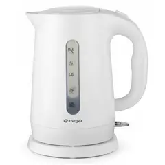 GENERICO - Hervidor Electrico Jarra De 1.7 LT CUERPO PLÁSTICO - Blanco - 1.7L