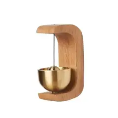 GENERICO - Campana de Viento Magnética de Madera Adorno Armónico para Hogar