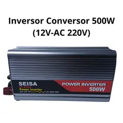 SEISA - Inversor de Corriente Portatil para Auto 500w 12v220v