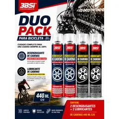 3BSI - DESENGRASANTE - LUBRICANTE DE CADENA PACK 04 UNIDADES