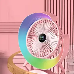 GENERICO - VENTILADOR PORTÁTIL CON LUZ
