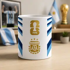 GENERICO - Messi copa mundial taza 11 oz