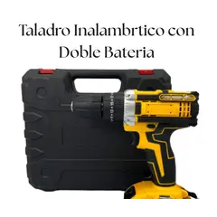 SEISA - Taladro Atornillador Inalámbrico Recargable con Doble Batería