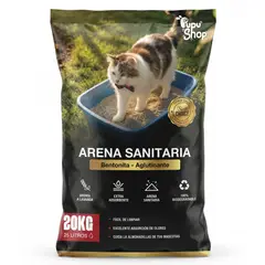GENERICO - ARENA SANITARIA PARA GATOS 20KG / 25LTS BENTONITA