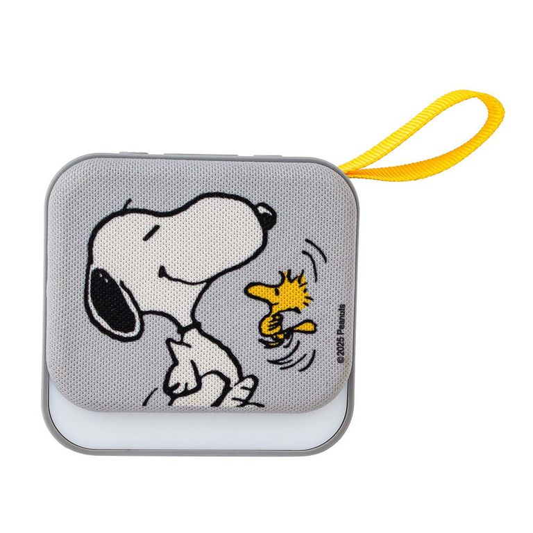 PARLANTE SNOOPY GRIS CON LUCES
