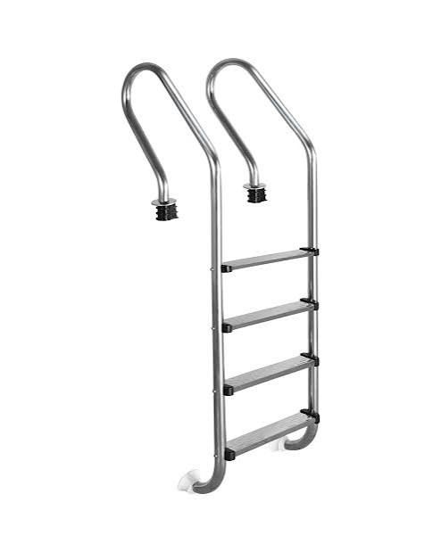 Escalera para Piscina 4 Pasos Acero Inoxidable
