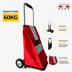 IMSARACKS - Carrito de mercado plegable  Modelo Premium con bolso