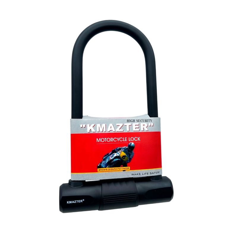 Candado U Kmazter MT82810 Alta Seguridad 170x320 mm Para Moto