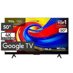 TCL - Televisor 50 TCL QLED 4K P7L Google tv Premium