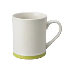 GENERICO - SET DE 4 TAZAS BLANCAS CON BASES DE COLORES