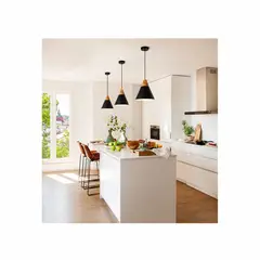 CEMLIGHTING - LAMPARA COLGANTE GALICIA GRIS E27