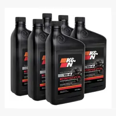 GENERICO - ACEITE PARA MOTO 4T K&N SAE 10W40 100% SINTETICO 1 LITRO