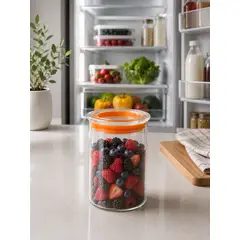 GENERICO - Frasco Hermético de Vidrio Borosilicato Premium 1200 ml