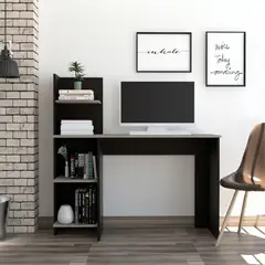 TUHOME - Escritorio Con Biblioteca Office 110,6x110,0x43,5 Cm