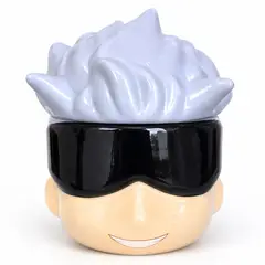 GENERICO - Taza 3D Gojo Jujutsu Kaisen de Cerámica 450 ml