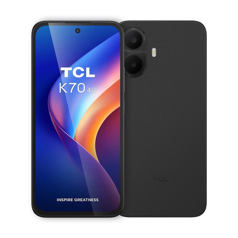 Celular TCL K70 128GB 4GB RAM Cámara 50 MP negro