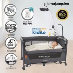 Baby - Cuna Colecho Kidilo «DIONI» Colección Exclusiva Gray