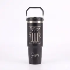 LITTLE BRU ACCESORIOS EXCLUSIVOS - Termo Tomatodo Flip Alianza Lima Personalizado 900Ml Negro