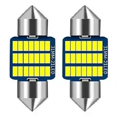 JET - Luz Led Auto luz Interior 21 LED T10  31MM Cambus 12V