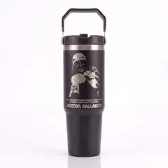 LITTLE BRU ACCESORIOS EXCLUSIVOS - Termo Tomatodo Dark Vader Personalizado 900ML Negro