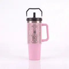 LITTLE BRU ACCESORIOS EXCLUSIVOS - Termo Tomatodo Messi Personalizado 900ML Rosa