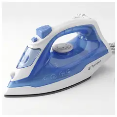 GENERICO - Plancha De Ropa A Vapor Electrica Con Base Antiadherente 1600W - Azul
