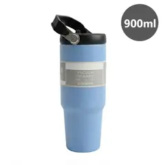 GENERICO - Botella Termo de 900 ml Acero Inoxidable 316 con tapa sorbete - Celeste