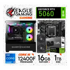 NVIDIA - PC Gamer Intel Core i5 12400F 12ª Gen + RAM 16GB DDR4 + SSD 1TB + NVIDIA RTX 5060.