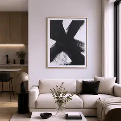 LAR DANIELSEN - Cuadro abstracto - Kors 80  x 100 cm